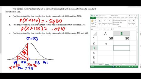 how to find probability between two numbers