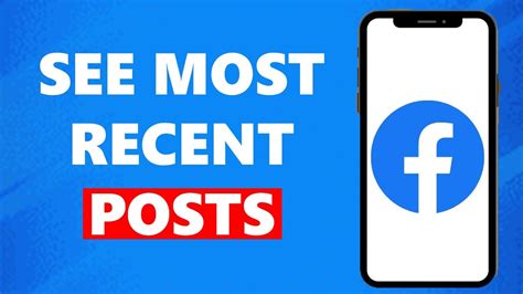 how to find recent posts on facebook