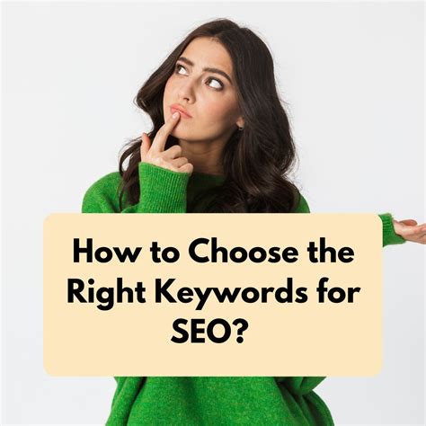 how to find right keywords for seo