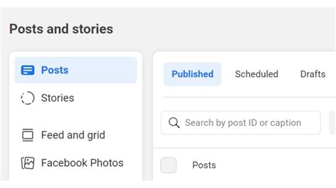 how to find saved drafts on facebook page