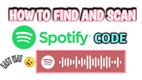 how to find scannable spotify code
