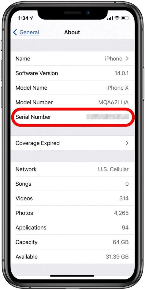how to find serial number on iphone with broken screen