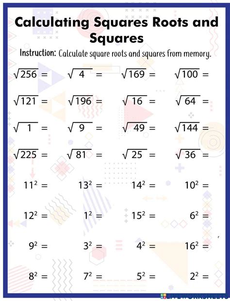 how to find square root class 7