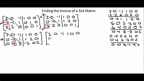 how to find the inverse of a 3x3 matrix using identity