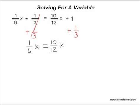 how to find unknown variable