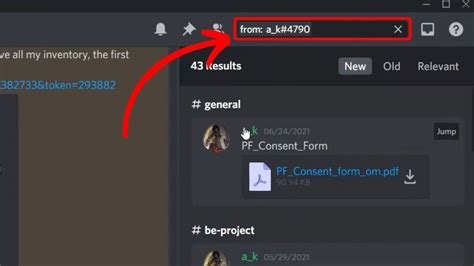 how to find user name in discord