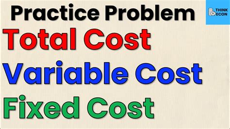 how to find variable cost without fixed cost