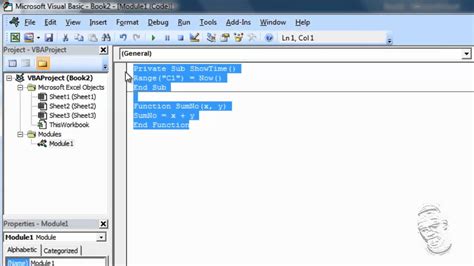 how to find visual basic in excel