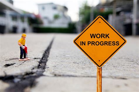 how to find work in progress beginning