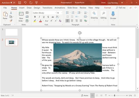 how to find wrap text in powerpoint