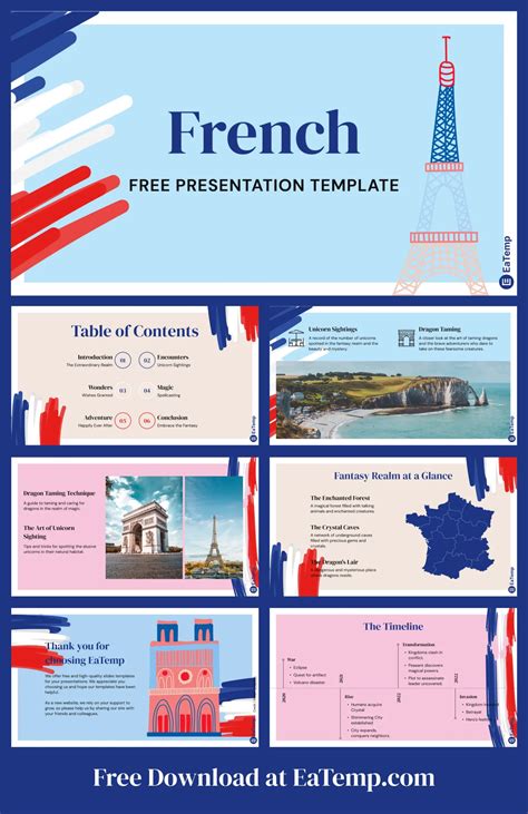 how to finish a presentation in french