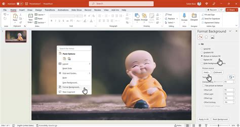 how to fit background image in ppt