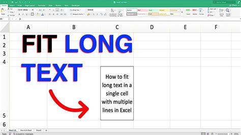 how to fit text in excel cell mac