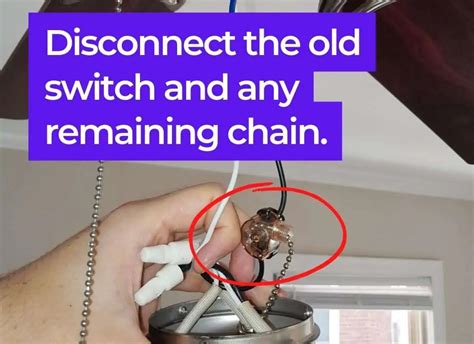 how to fix a broken fan pull chain