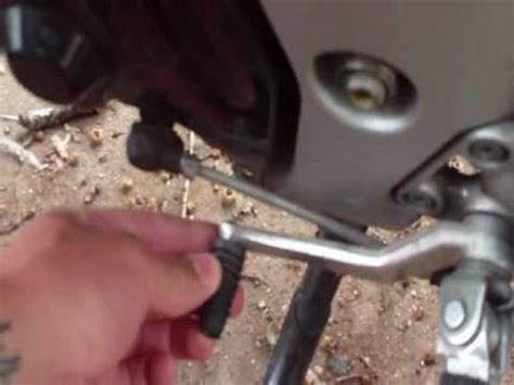 how to fix a broken gear shifter on a motorcycle