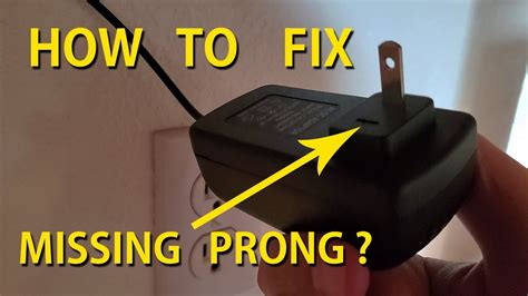 how to fix a broken power adapter