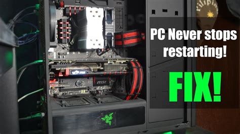 how to fix a computer that keeps restarting