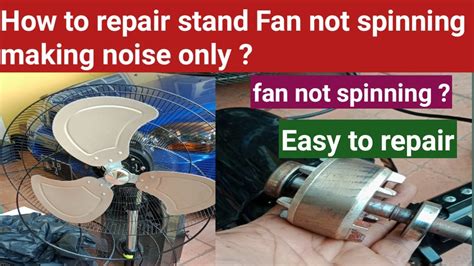 how to fix a fan not spinning
