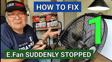 how to fix a fan that just stopped working