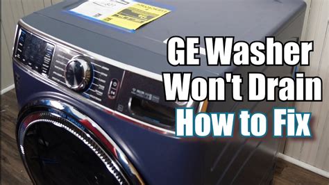 how to fix a front load washer that won't spin