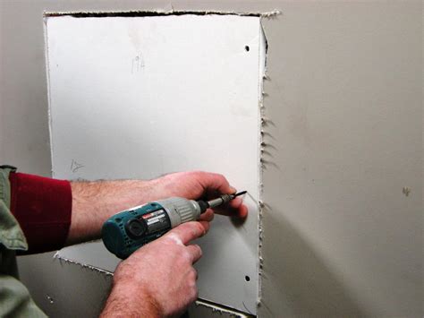 how to fix a large hole in drywall without a patch