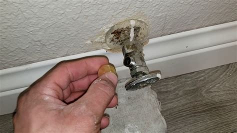 how to fix a leaking angle stop