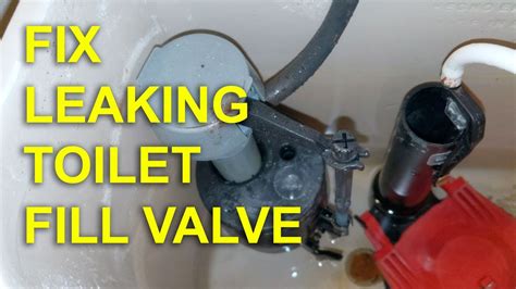 how to fix a leaking float valve