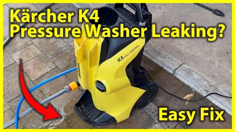 how to fix a leaking karcher k4
