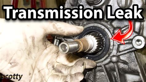 how to fix a leaking transmission seal
