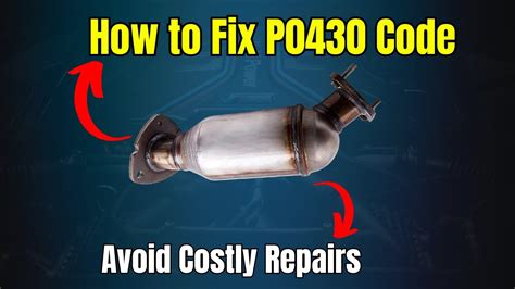 how to fix a po430 code