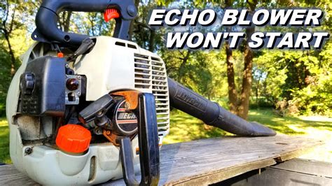 how to fix a pull rope on a gas powered echo leaf blower