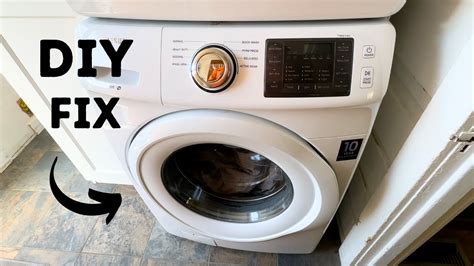 how to fix a samsung front load washer that won't spin