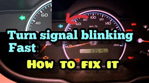 how to fix a turn signal that blinks fast