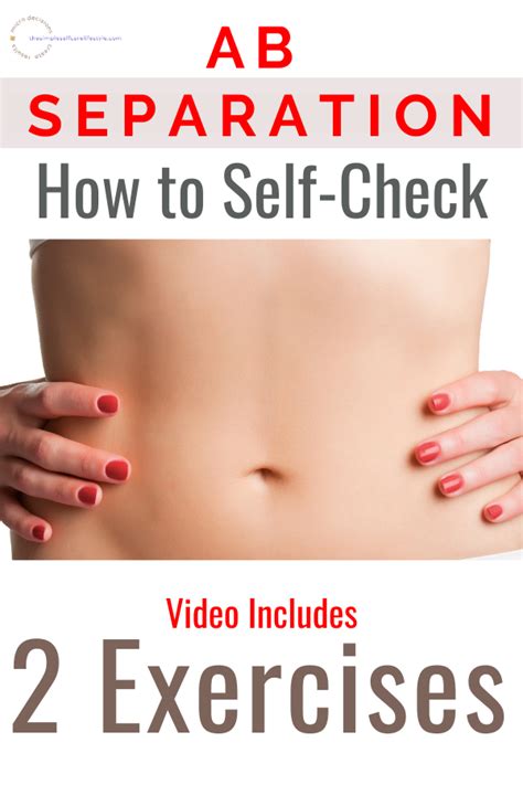 how to fix ab separation after pregnancy
