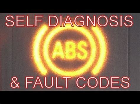 how to fix abs fault codes