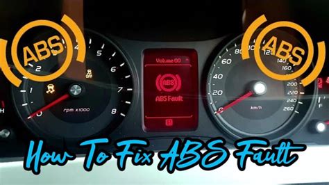 how to fix abs fault vy commodore