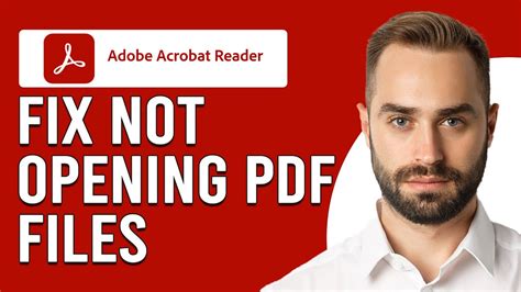 how to fix adobe reader not opening