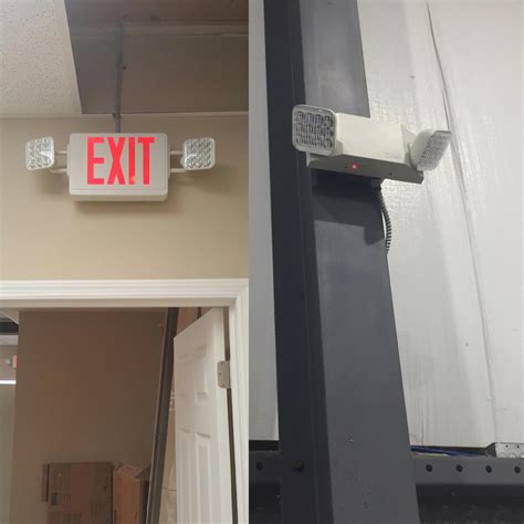 how to fix an exit sign light