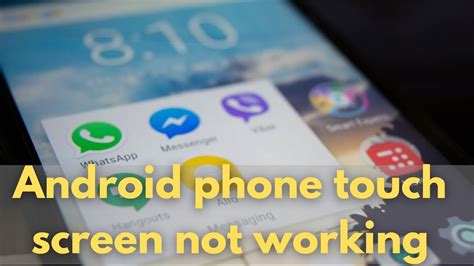 how to fix android touch screen problem