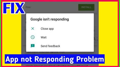 how to fix app not responding android