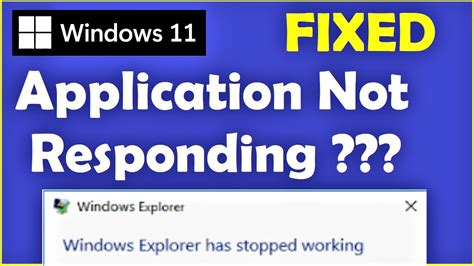 how to fix apps not responding in windows 11