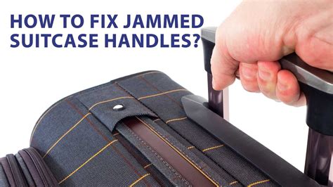 how to fix bent suitcase handle