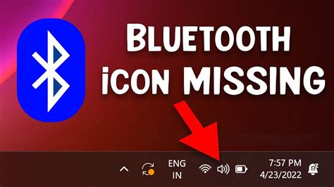 how to fix bluetooth icon missing from windows 11