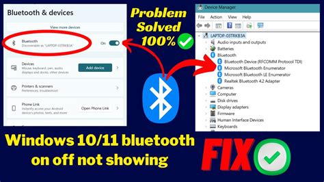how to fix bluetooth not showing on windows 10