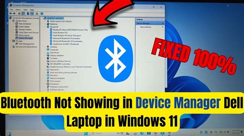 how to fix bluetooth not showing on windows 11
