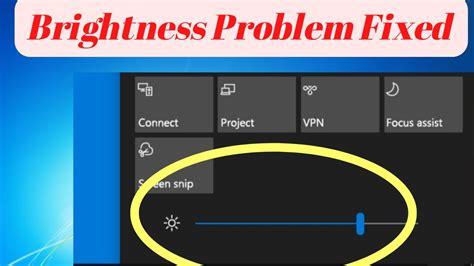 how to fix brightness problem in windows 7