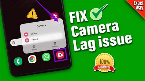 how to fix camera lag