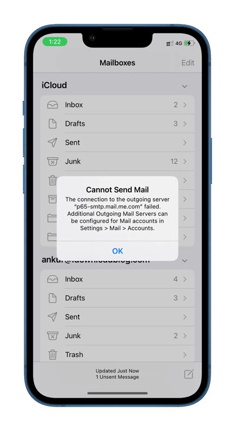 how to fix cannot get mail on iphone
