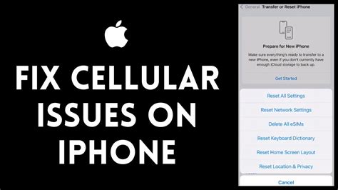 how to fix cellular error on iphone 12