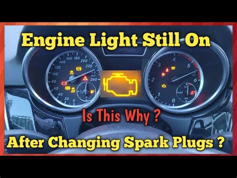how to fix check engine light on after changing spark plugs